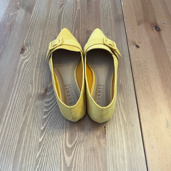 Journee Collection Women's Yellow Loafers - Picture 2 of 5